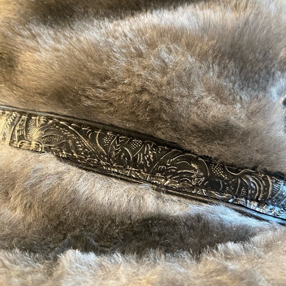 Vintage Faux Fur Gray German Russian Cossack Hat - Picture 9 of 9